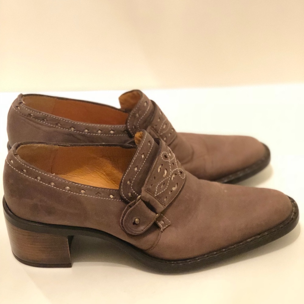 🍂 FALL SALE Western Brown Leather Boots Size 6